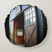 Barn Door Perspective ラウンドクッション (正面)