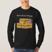 Barn Hunt Barn Hunt prayer stinky rats Tシャツ (正面)