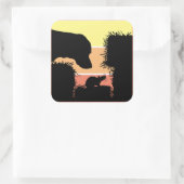 Barn Hunt Nose Work: Dog and Rat Scent Work スクエアシール (バッグ)