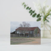 Barn in Central Texas Postcard ポストカード (スタンド正面)