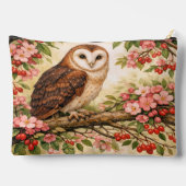 Barn Owl in Flower Tree Accessory Pouch アクセサリーポーチ (裏面)