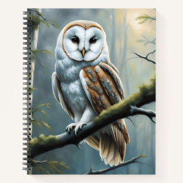 Barn Owl in the Forest ノートブック