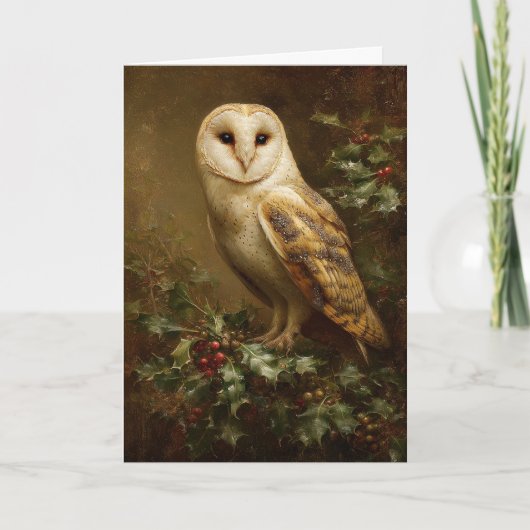 Barn Own Christmas シーズンカード (正面)