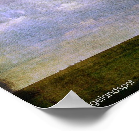 Barn Quilt ポスター (角)