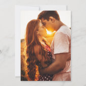 Barn Save the Date, 素朴 Farmhouse Photo 招待状 (裏面)