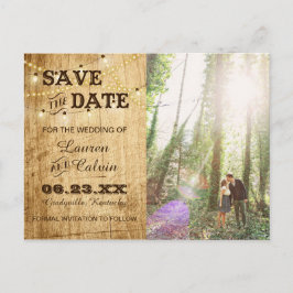 Barn Save the Date Card for your Country Wedding 案内ポストカード