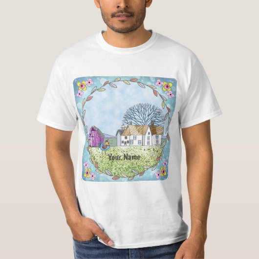 Barn Scene Tシャツ (正面)
