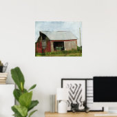 Barn Swallows On The Line ポスター (ホームオフィス)