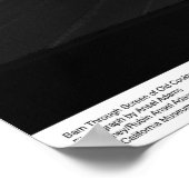 Barn through Screen of Old Cookhouse, 1962 ポスター (角)