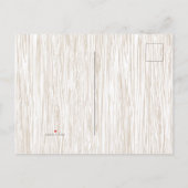 Barn wood grain mason jar Thank you cards 案内ポストカード (裏面)