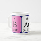 Barna定期テーブル名mag コーヒーマグカップ (正面左)