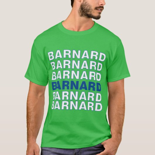 Barnard College NYChank You Font Design boy Tシャツ (正面)