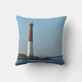 Barnegatの灯台ロングビーチの島ニュージャージー クッション (裏面)