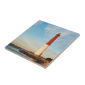 Barnegatの灯台、ロングビーチの島、NJ タイル (側面)