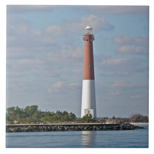 Barnegatの灯台- "古い口論" タイル (正面)