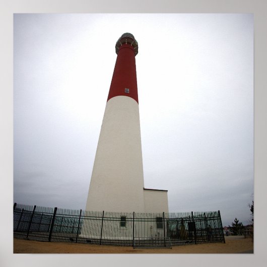 Barnegat Light Lighthouse Photo Poster ポスター (正面)