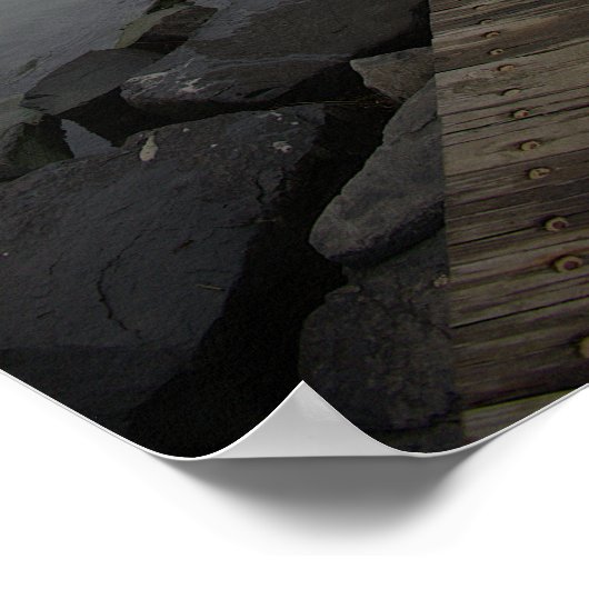 Barnegat Light Lighthouse Photo Poster ポスター (角)