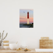 Barnegat Light, Longビーチ島， NJ Poster ポスター (キッチン)