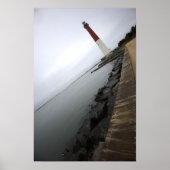 Barnegate Light Lighthouse Photo Poster ポスター (正面)