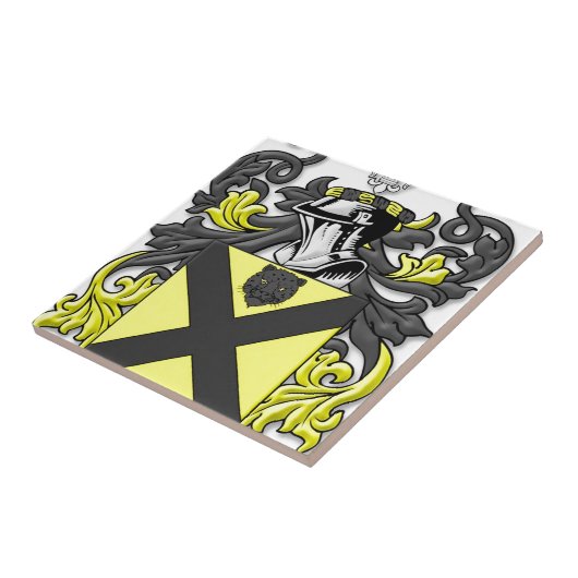 Barnettの紋章付き外衣 タイル (側面)