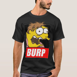 Barney Gumble Burp Gate Cartoon Remi Designs frien Tシャツ