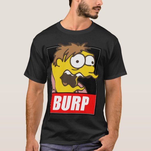 Barney Gumble Burp Gate Cartoon Remi Designs frien Tシャツ (正面)