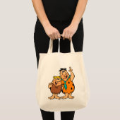 Barney Rubble and Fred Flintstone トートバッグ (正面(商品))