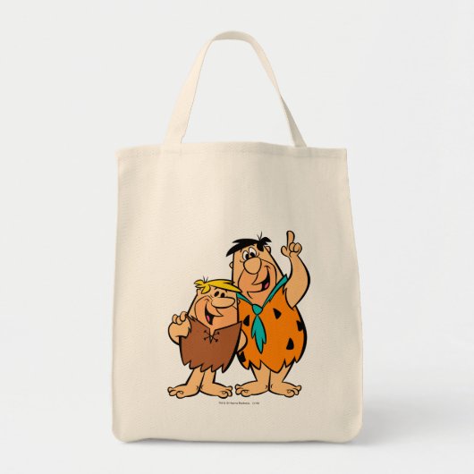 Barney Rubble and Fred Flintstone トートバッグ (正面)