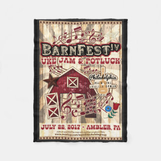 Barnfest IVの記念品毛布 フリースブランケット