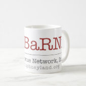 BaRNI -バセット犬の救助ネットワーク株式会社のコーヒー・マグ コーヒーマグカップ (正面右)