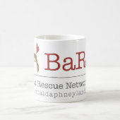 BaRNI -バセット犬の救助ネットワーク株式会社のコーヒー・マグ コーヒーマグカップ (中央)