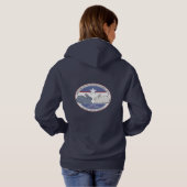 BARNSCアメリカンラビットクラブフード付きスウェットシャツ パーカ (裏面フル)