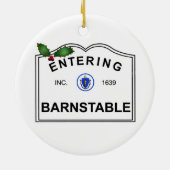 Barnstable MA セラミックオーナメント (裏面)