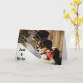 BARNSTORING RUSSELL TREORSが40thを幸せだと言う カード (黄色い花)