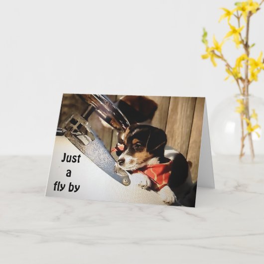 BARNSTORING RUSSELL TREORSが40thを幸せだと言う カード (黄色い花)