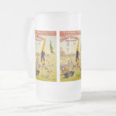 Barnum及びベイリーのコニーアイランド水カーニバル フロストグラスビールジョッキ (正面左)