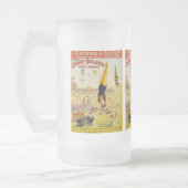 Barnum及びベイリーのコニーアイランド水カーニバル フロストグラスビールジョッキ (左)