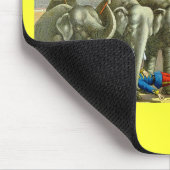 Barnum及びベイリー-象-ヴィンテージの広告 マウスパッド (コーナー)