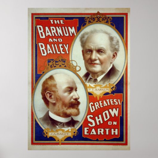 Barnum and Baileyプリントまたはポスター ポスター (正面)