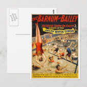 Barnum & Bailey素晴らし Show on Earth ポストカード (正面/裏面)
