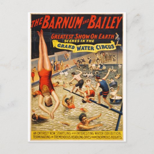 Barnum & Bailey素晴らし Show on Earth ポストカード (正面)