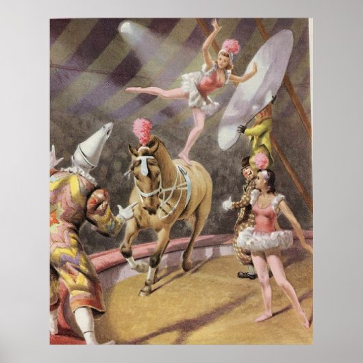 Barnum & Bailey – 素晴らしいパフォーマンスのゲーゼの舞台 ポスター (正面)