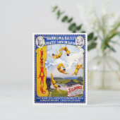 Barnum & Bailey 1896ヴィンテージのポスターを復元 ポストカード (スタンド正面)