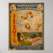 Barnum & Bailey / Trapeze Artists ポスター (正面)