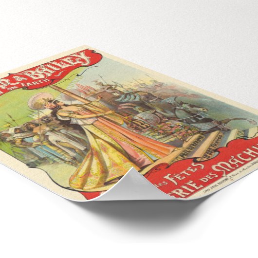 Barnum & Bailey Vintage Poster 1901 ポスター (角)