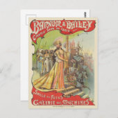 Barnum & Bailey Vintage Poster 1901 ポストカード (正面/裏面)