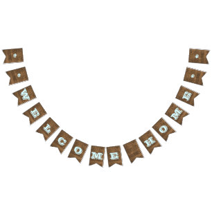 Barnwoodの水のカスタマイズ可能な歓迎された家の旗 バンティングフラッグ