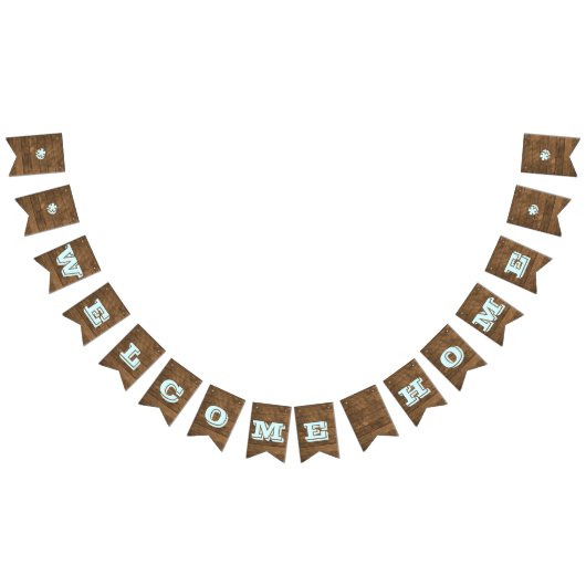 Barnwoodの水のカスタマイズ可能な歓迎された家の旗 バンティングフラッグ (全)