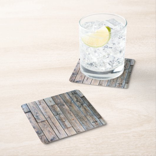 Barnwoodの素朴なコースター スクエアペーパーコースター (インサイチュ)