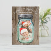 Barnwoodの西欧諸国のクリスマスのメーソンジャーの写真 シーズンカード (スタンド正面)